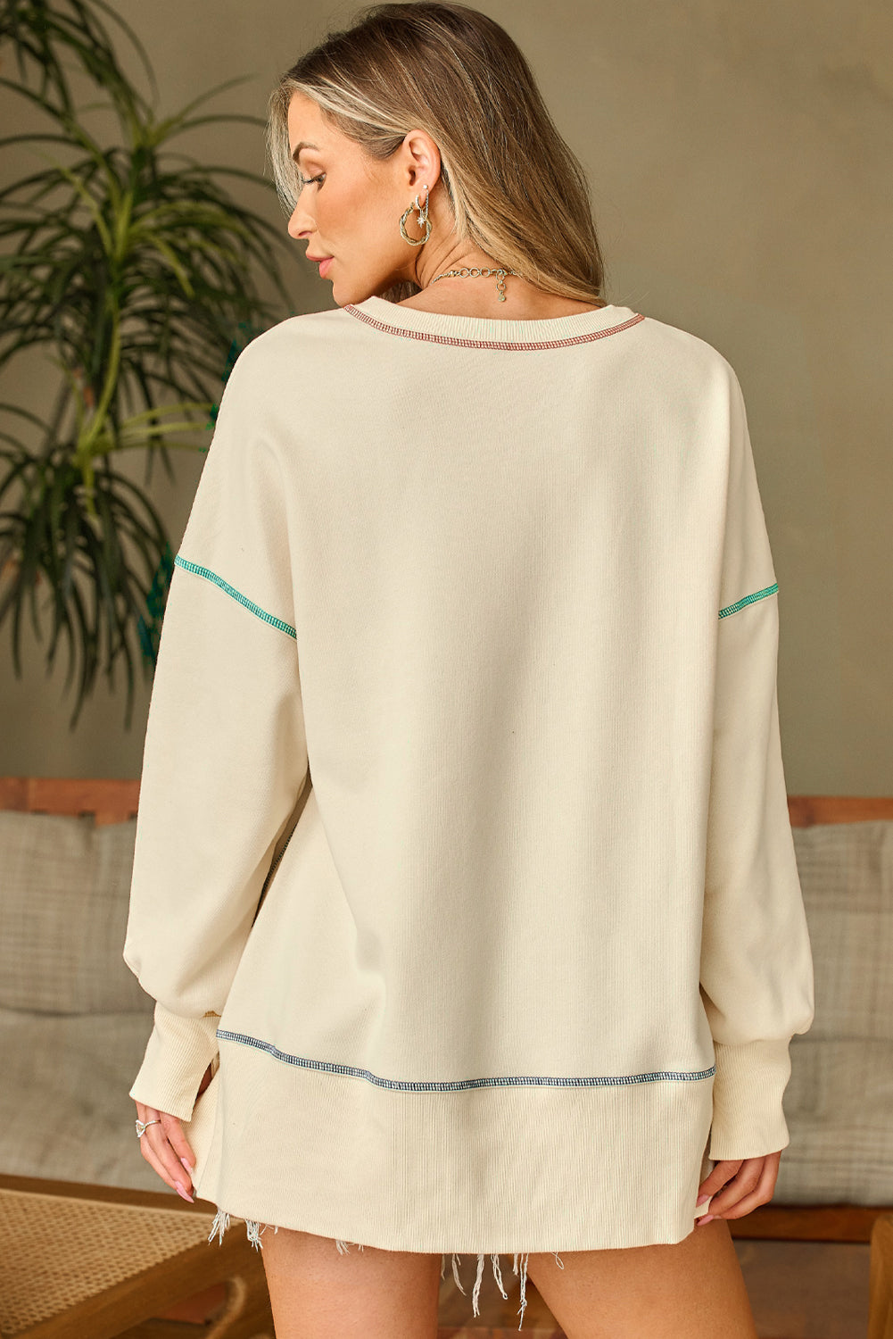Oversized Sweatshirt Side View